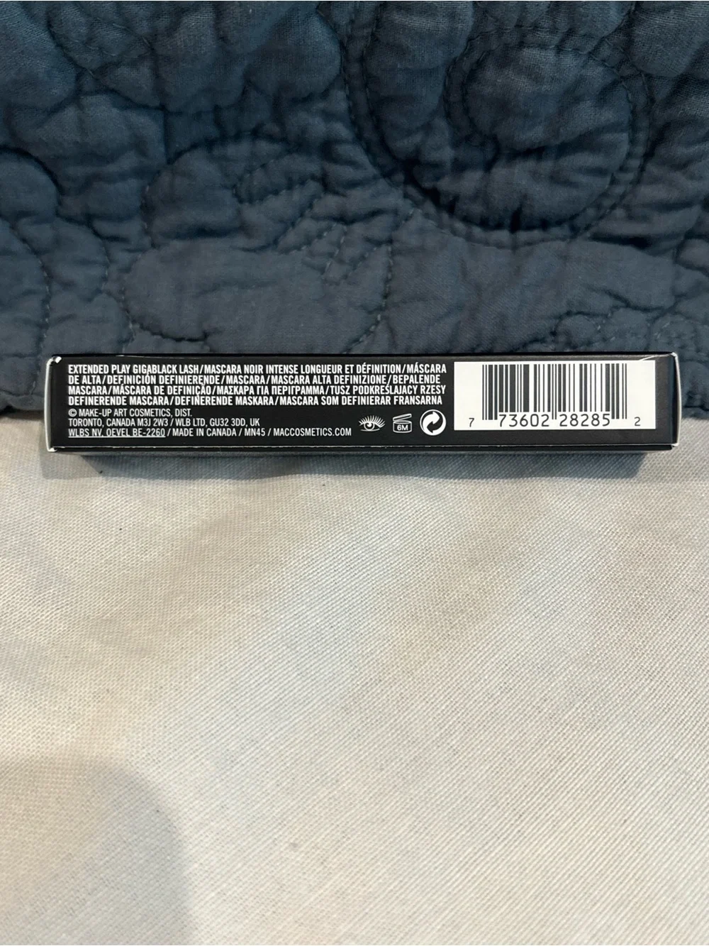 MAC Extended Play Gigablack Lash Mascara 5.7g Full Size New Sealed